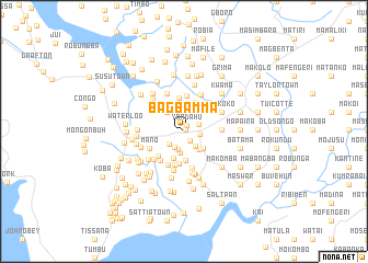 map of Bagbamma