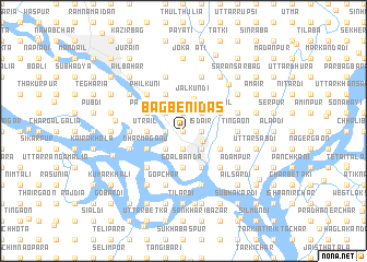 map of Bāg Benidās