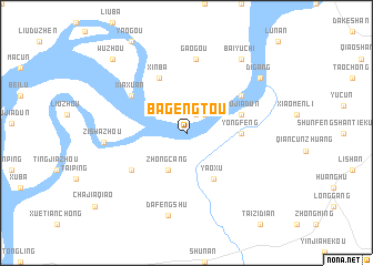 map of Bagengtou