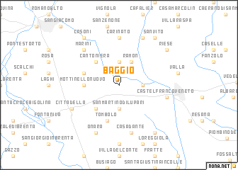 map of Baggio