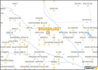 map of Baghādjaq