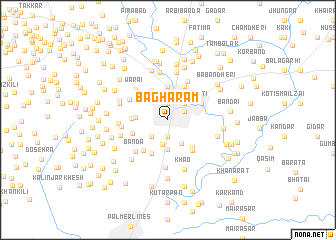 map of Bāgh Aram