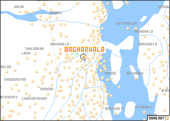 map of Bāgharwāla