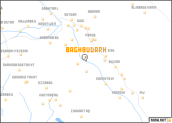map of Bāgh Būdarh