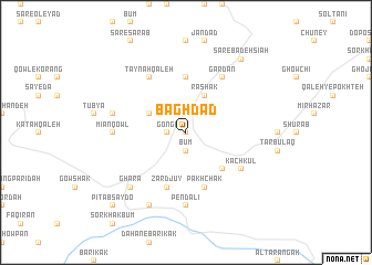 map of Baghdād
