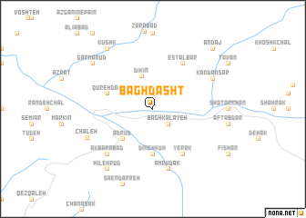 map of Bāgh Dasht