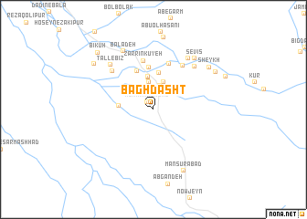 map of Bāgh Dasht