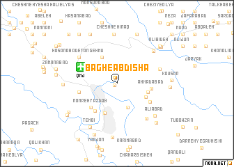 map of Bāgh-e ‘Abdīshā