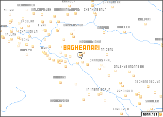 map of Bāgh-e Anārī