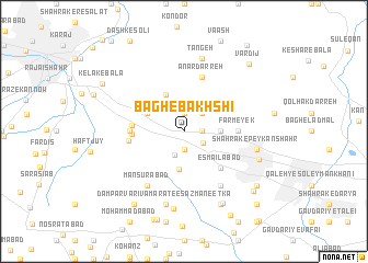 map of Bāgh-e Bakhshī