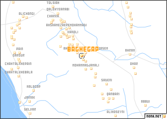 map of Bāgh-e Gap