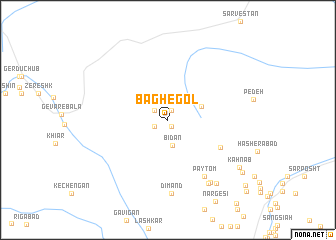 map of Bāgh-e Gol