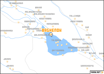 map of Bāgh-e Now