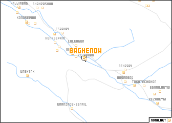 map of Bāgh-e Now