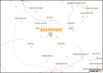 map of Bāgh-e Pahn