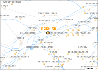 map of Bāghīsh