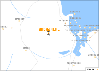 map of Bāgh Jalāl