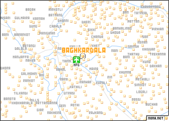 map of Bāgh Kardala