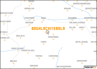 map of Baghlachī-ye Bālā