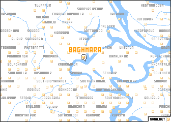 map of Bāghmāra