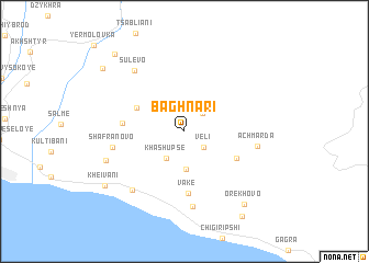 map of Baghnari