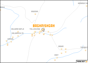 map of Bāgh Pīshgāh