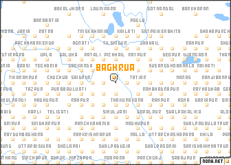 map of Bāghrua