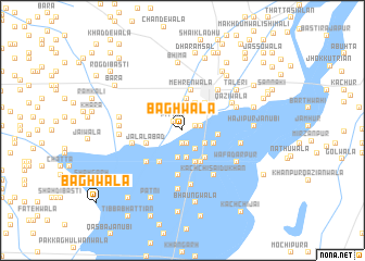 map of Bāghwāla