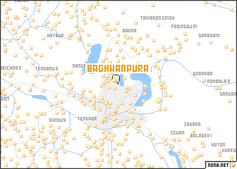 map of Bāghwānpura