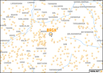 map of Bāgh
