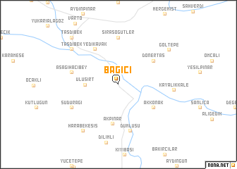map of Bağiçi
