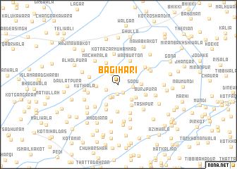 map of Bagihāri