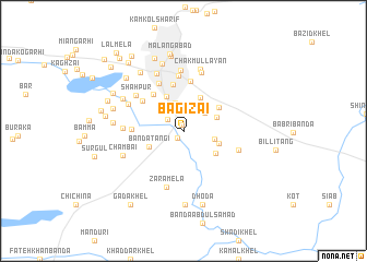 map of Bāgīzai