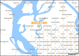 map of Bāgkātāri