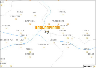 map of Bağlarpınarı