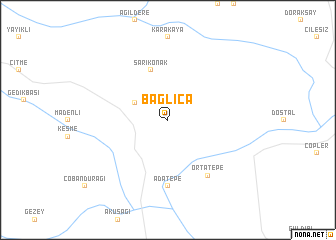 map of Bağlıca