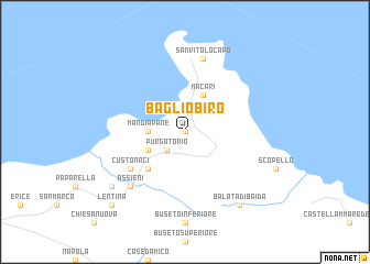 map of Baglio Biro