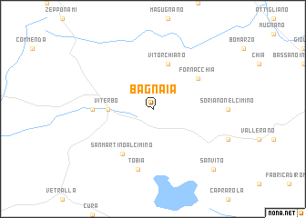 map of Bagnaia
