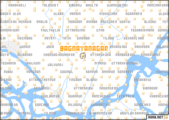 map of Bāg Nayānagar