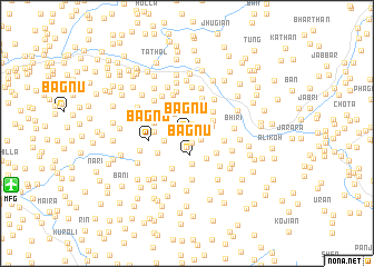 map of Bagnu
