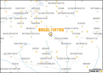 map of Bagolyirtás