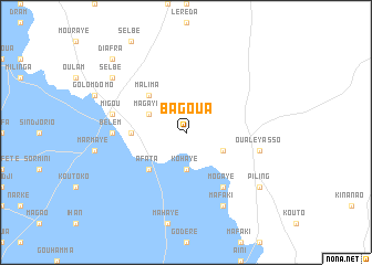 map of Bagoua