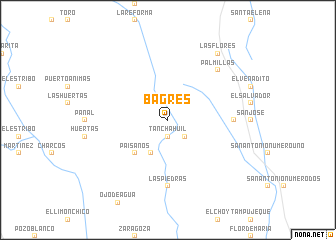 map of Bagres