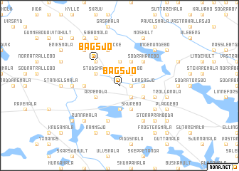 map of Bågsjö