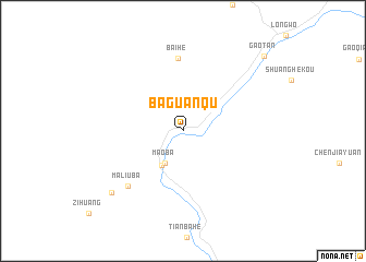 map of Baguanqu