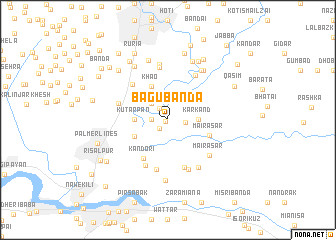 map of Bāgu Bānda