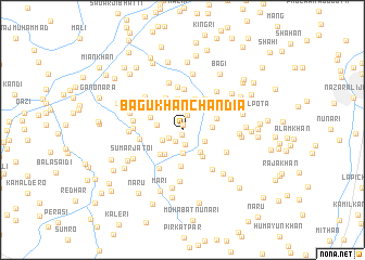 map of Bagu Khān Chāndia