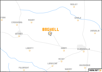 map of Bagwell