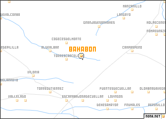 map of Bahabón