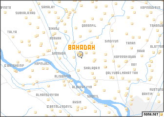 map of Bahādah